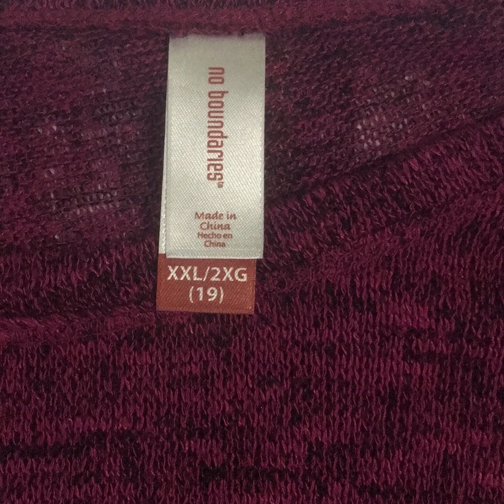 **$5**  2XL no boundaries top